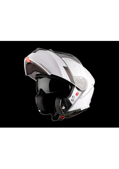 Mt Helmets Genesis SV A2 Çene Açılır Kask Parlak Beyaz