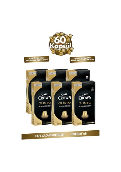 60'lı Gusto Kapsül Kahve Nespresso Uyumlu Avantajlı Paket Diğer