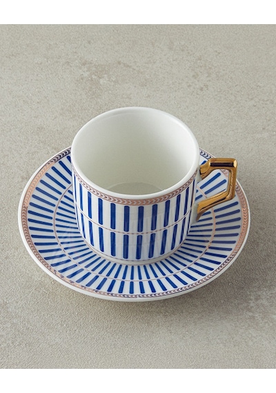 English Home Rabecca New Bone China Kahve Fincan Takımı 4 Parça 2 Kişilik Lacivert