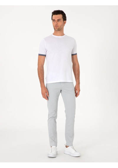 Cacharel Buz Mavisi Slim Fit Pamuk Karışımlı Jean Pantolon Mavi