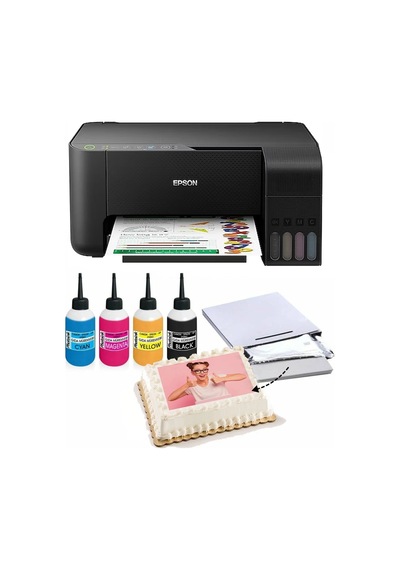 Resimli Pasta Yazıcısı -epson L3250 Gıda Mürekkepli Bitmeyen Kartuş Sistemi 8681989102637 Canon