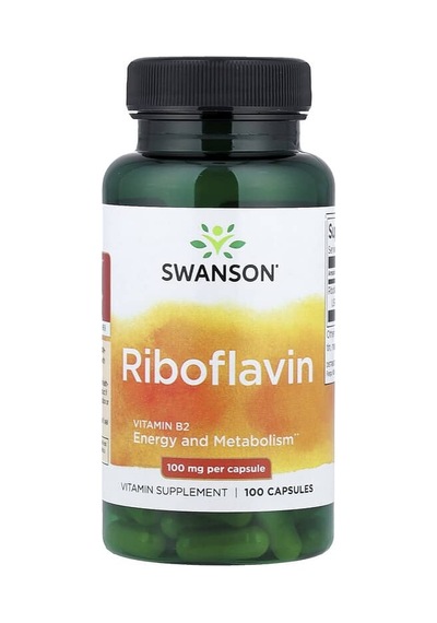 Swanson Vitamins, Riboflavin, 100 Mg, 100 Capsules