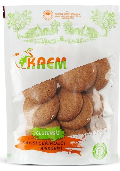 Glutensiz Kayısı Çekirdeği Bisküvisi 150 Gr