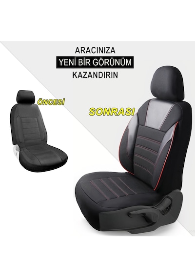 Z&C MAXTECH Ford Fiesta Eski Kasa Simple Serisi Oto Koltuk Kılıfı Tam Set