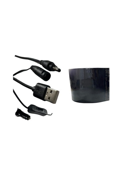 Bluetooth Lu Telefon Kontrollü 32x96 Flexible Matrix Led Ekran 5-12v 652 200 Mm Renkli