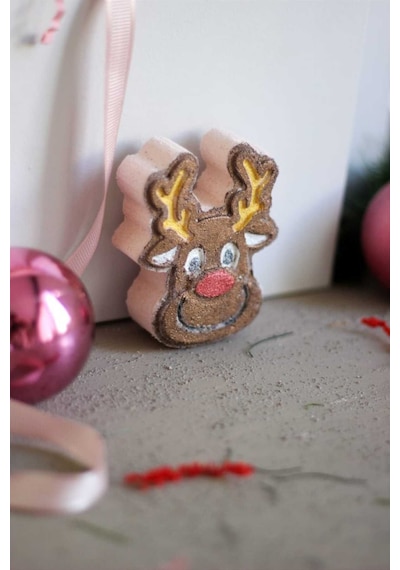 Star Bomb Christmas Bath Bomb Yılbaşı Koleksiyonu Geyik Banyo Topu Nem Bombası