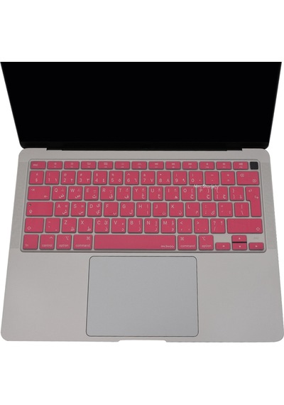 Arapça Klavye Koruyucu Apple Uyumlu MacBook Air M1 13inç Touchıd'li Air A2337 A2179 Uk Enter İle 001