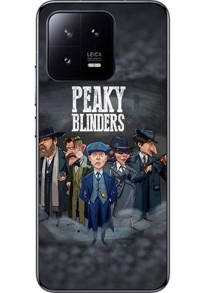 Xiaomi Mi 13 Pro Uyumlu Şeffaf Kılıf Peaky Blinders Tasarımlı
