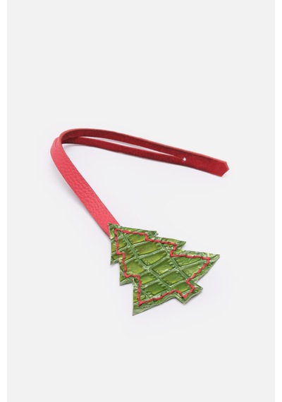 Hand Made Christmas Özel Hediyelik Çam Ağacı Yeşil &kırmızı Çanta Charm