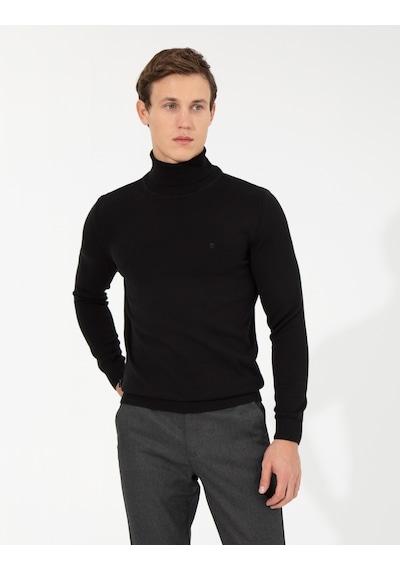 Pierre Cardin Erkek Siyah Triko Kazak 50257158-vr046 Siyah