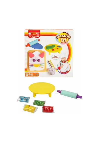 Crafy Hamur İşi Oyun Hamuru Seti 200 G 6 Parça - Özel Seri Tru90242 Çok  Renkli