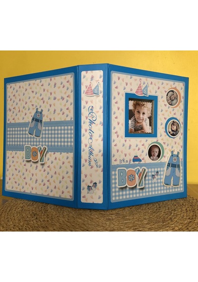 Aledo 10x15cm 200lük Bebek Fotoğraf Albümü Acr-pp46200-3 Mavi