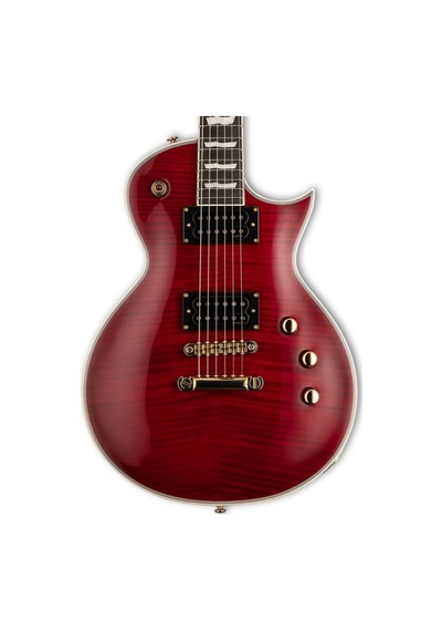 Esp Ltd Ec-1000t Ctm See Thru Black Cherry Elektro Gitar