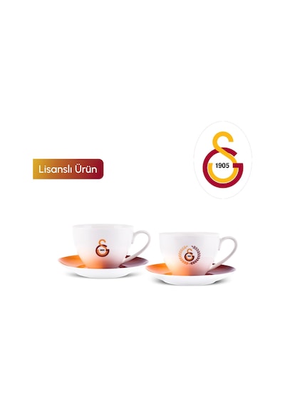 Karaca x Galatasaray Lisanslı 2 Kişilik Çay Fincan Takımı 220 ml