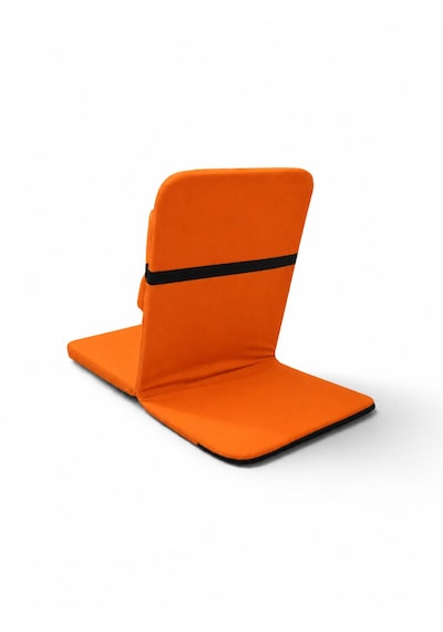 Meditasyon Sandalyesi İlave Yastıklı Backjack Xl Yoga, Nefes, Meditasyon Sandalyesi Duck Kumaş Turuncu