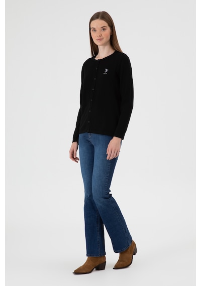 U.s. Polo Assn. Kadın Siyah Hırka Triko 50313624-vr046 Siyah
