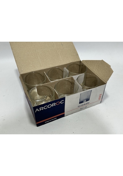 Arcoroc Islande Hiball Viski Bardağı 30cl 6 Adet Hafif Defolu Çok Renkli