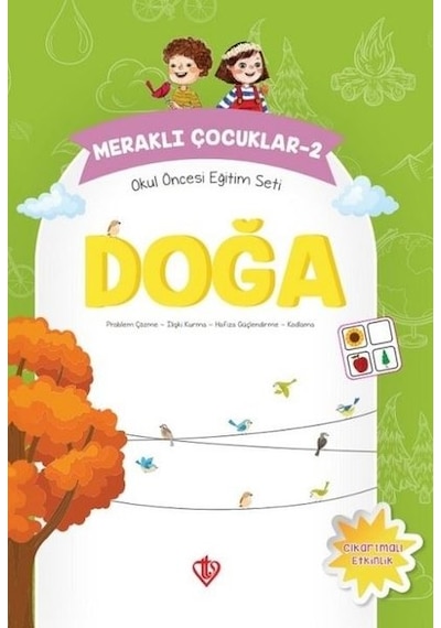 Meraklı Çocuklar 2 - Okul Öncesi Eğitim Seti - Doğa - Gülnihal Özkan - Türkiye Diyanet Vakfı Yayınları