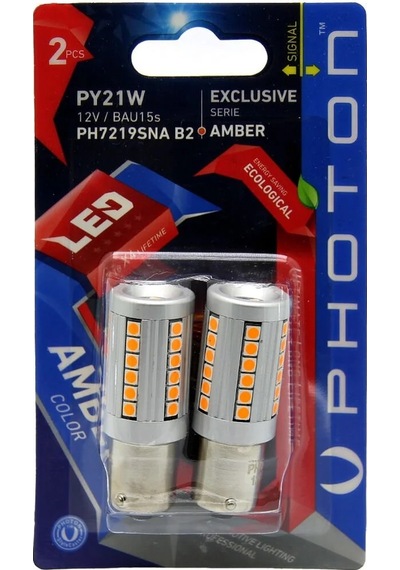 Oto Led Sinyal Ampulü 2li Py21w Tak Kullan Ürün Photon Ph7219s...
