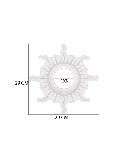 Epoksi Silikon Kalıp Dekoratif Eğlenceli Güneş Kalıbı 29 Cm Diğer