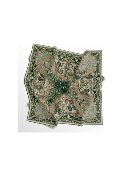 İpekal Soft Pamuk Eşarp - 05405 - 90 X 90 / Yeşil - 02 Yeşil - 02