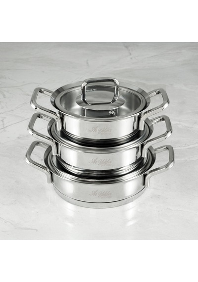 Aryıldız Chef Prestige 6 Parça Sahan Seti Çok Renkli