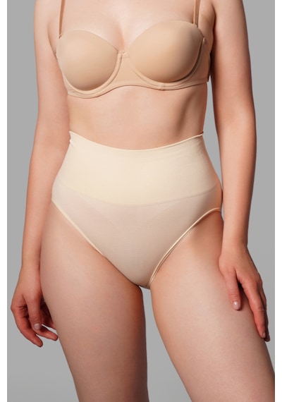 Fit Women ı Yüksek Bel Külot 1010 Bej