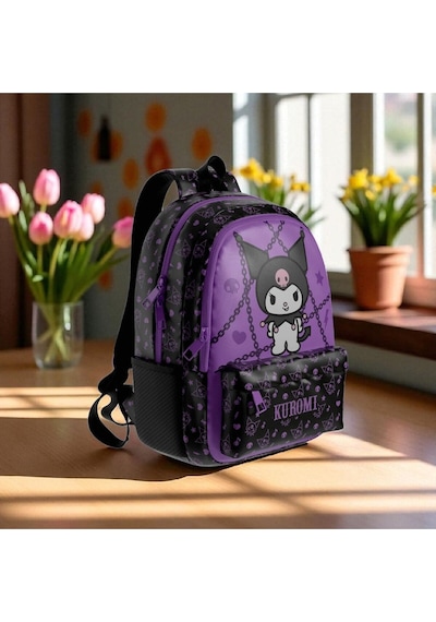Kuromi 2025 Yılı Orjinal Yeni Sezon Okul Çantası Çok Renkli