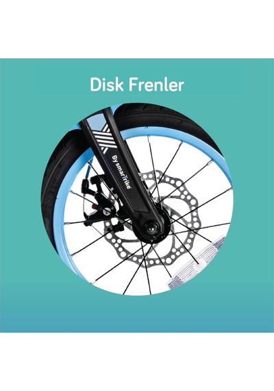 Smartrike Xtend 3'ü 1 Arada Büyüyen Çocuk Bisikleti, 3-7 Yaş İçin Dengeden Pedala Eğitim Bisikleti Mavi
