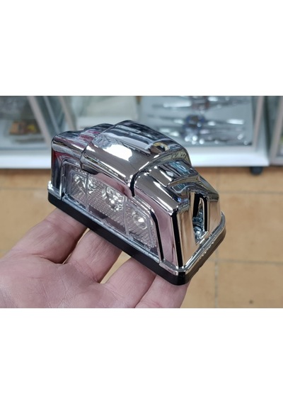 Krom Plaka Lambasi (2 Adet) -Ledli Krom Plaka Lambasi 12-24 Volt 533770274