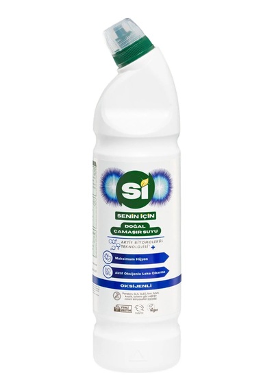 Si Senin İçin Doğal Çamaşır Suyu Oksijenli 1 Lt Tekli