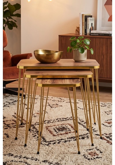 Vaveni Gold Tel Zigon Ceviz 3'lü Arz