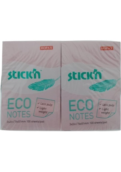 Gıpta Stick'n Post-it Pastel Pembe 76x51 100 Yp 12'li Paket