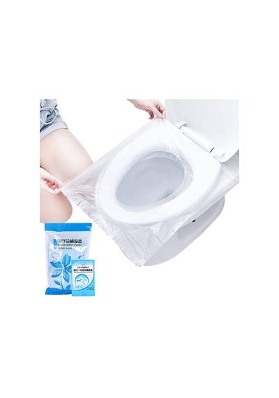 50 Adet Biyobozulur Klozet Kapağı Poşeti Seyahat Tipi Taşınabilir Klozet Kılıfı 95176428