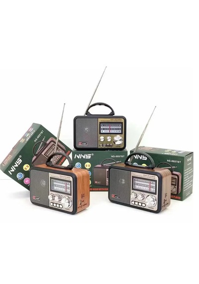 Nns Ns-8897 Orta Boy Retro, Nostaljik, Ahşap Tasarım Radyo