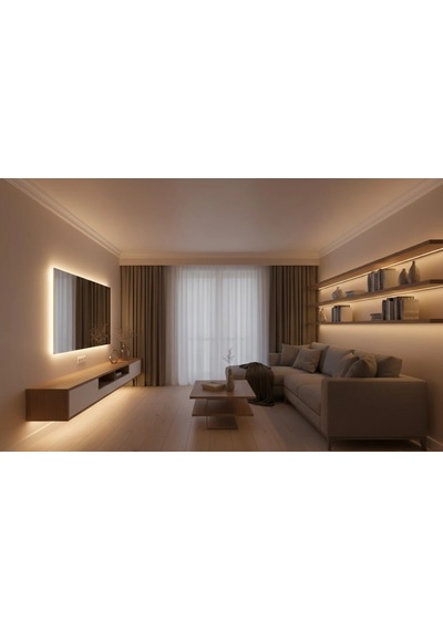 1 Adet 5 Metre Cata Ct 4541 İç Mekan 216 Çipli Cob Şerit Led 3200k Gün Işığı 12v