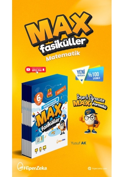 2027 6. Sınıf Matematik Max Fasiküller |Yusuf Ak