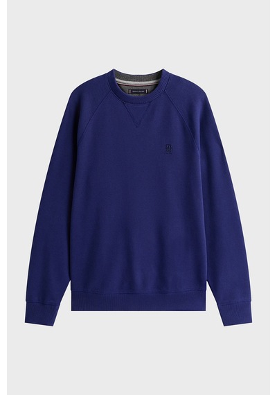 Tommy Hilfiger Erkek Sweat Mw0mw39397 C7g Mavi Mavi