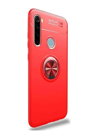 Microsonic Xiaomi Redmi Note 8T Kılıf Kickstand Ring Holder
