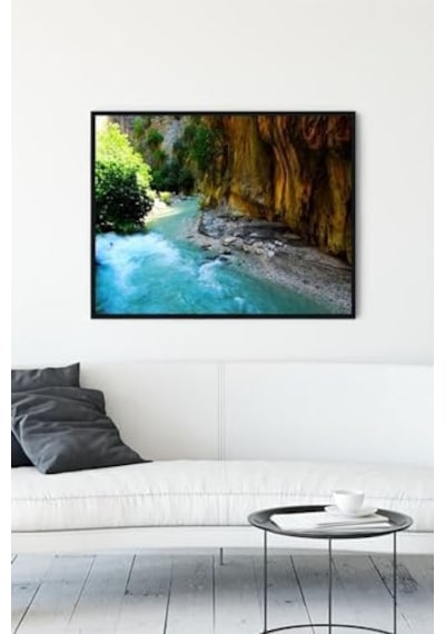 Pster13673 Saklıkent Antik Kenti Manzara Çerçeveli Tablo 40x50cm 7/8 Yaş