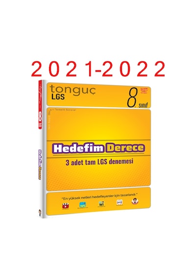 Tonguç Yayınları 8.Sınıf Lgs Hedefim Derece Denemeleri
