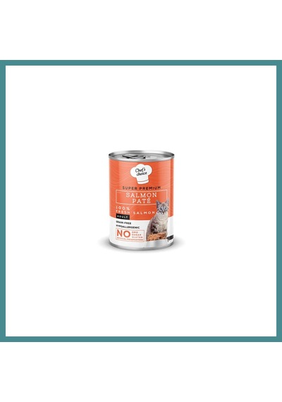 Chefs Choice Pate Somonlu Tahılsız Yetişkin Kedi Konservesi 400 Gr Mac