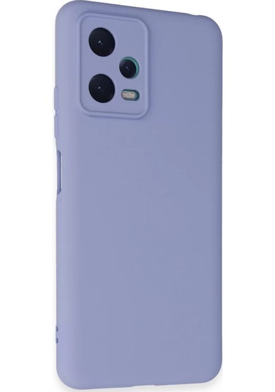 Newface Xiaomi Redmi Note 12 5g Kılıf Nano İçi Kadife Silikon - Lila