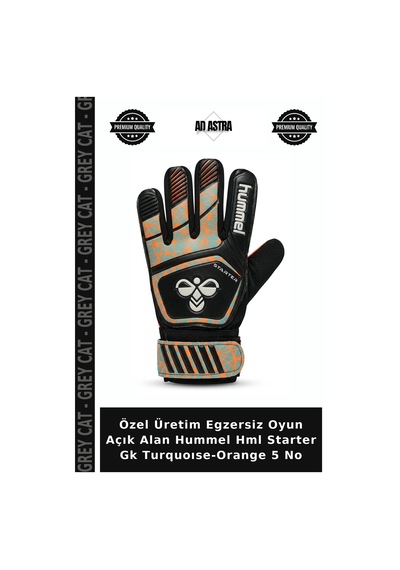 Özel Üretim Egzersiz Oyun Açık Alan Hummel Hml Starter Gk Turquoıse-orange 5 No Turkuaz