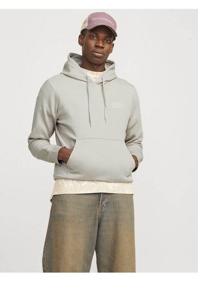 Jack & Jones Jjecorp Logo Gri Erkek Sweatshirt 12152840 Gri