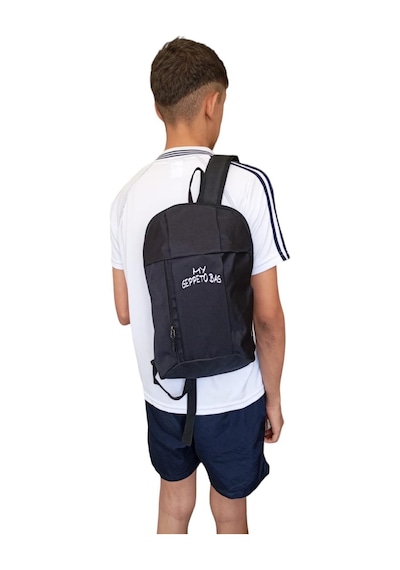 Mygeppetobag Unisex Siyah Sırt Spor Yürüyüş Kamp Bisiklet Çantası 10 Lt Siyah