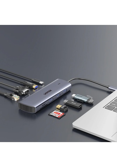 Unıtek Usb-c 9in1 Unıversal Dockıng Statıon D1113a