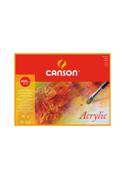 Canson Blk Canacrylıq 10s 24x32 400 Gr