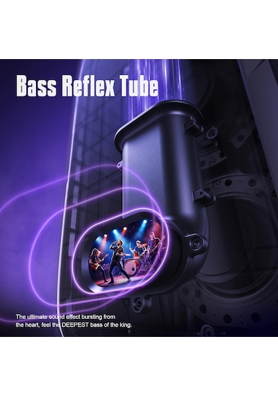 Bluetooth Hoparlör, 80w Taşınabilir Kablosuz Hoparlör Kutusu Müzik Kutusu, Güçlü Bas, Güçlü 105db Ses, Karışık Renkli Led Işıkları, Usb Çalma, 24 Saat Çalma Süresi Bluetooth Hoparlör, 80w Taşınabilir Kablosuz Hoparlör Kutusu Müzik Kutusu, Güçlü Bas, Güçlü 105db Ses, Karışık Renkli Led Işıkları, Usb Çalma, 24 Saat Çalma Süresi
