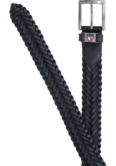 U.S. Polo Assn. Erkek Örgülü Kemer K24ak003 Kahve